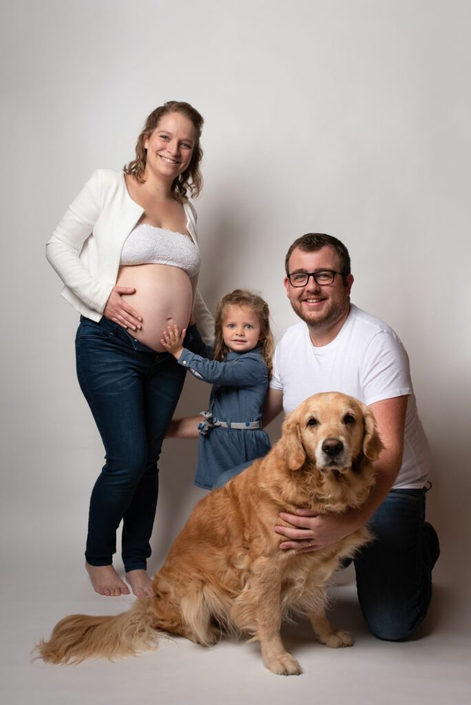 photographe grossesse avec chien le mans sarthe