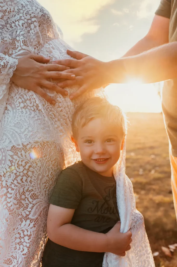 photographe femme enceinte avec enfants le mans sarthe