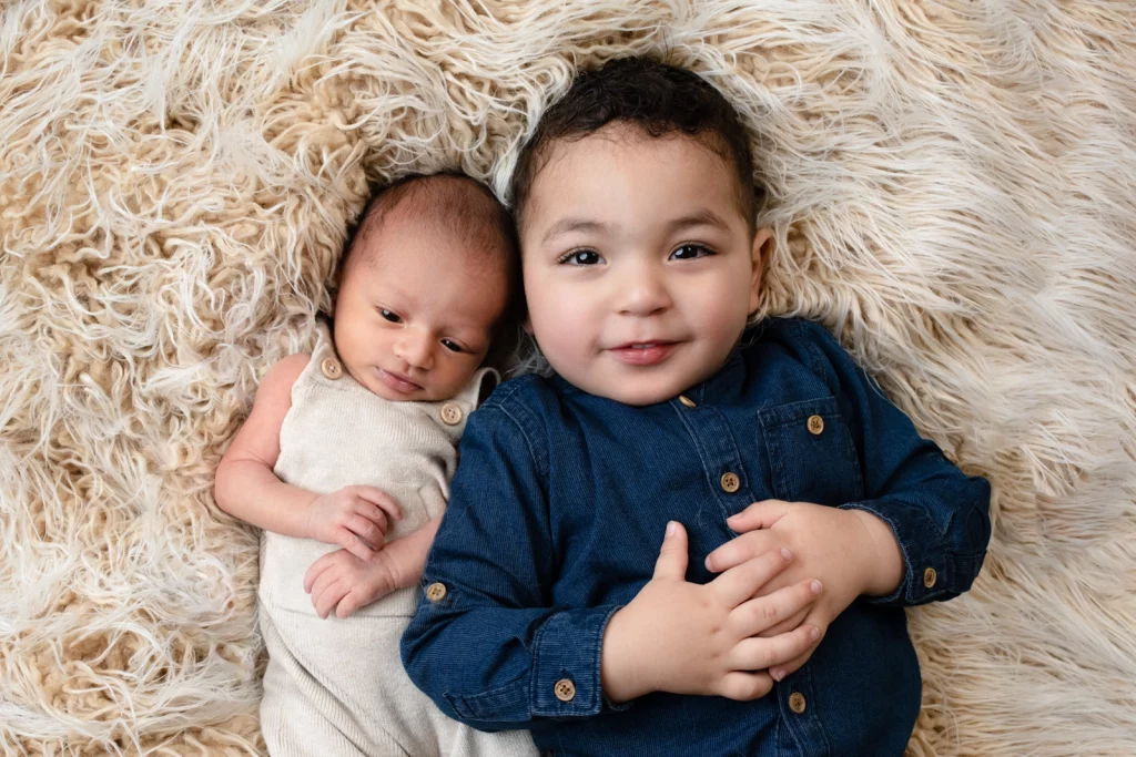 photographe bébé frere soeur le mans sarthe