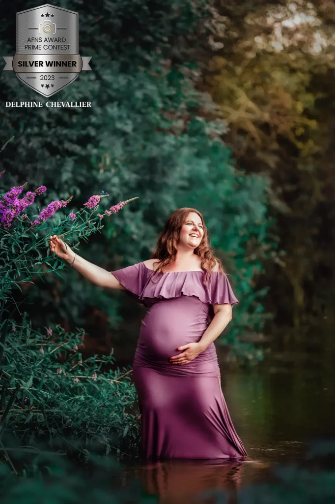 Delphine Chevallier photographe grossesse extérieur le mans sarthe