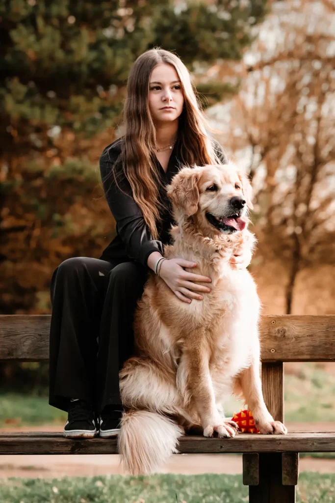 portrait avec son chien le mans sarthe