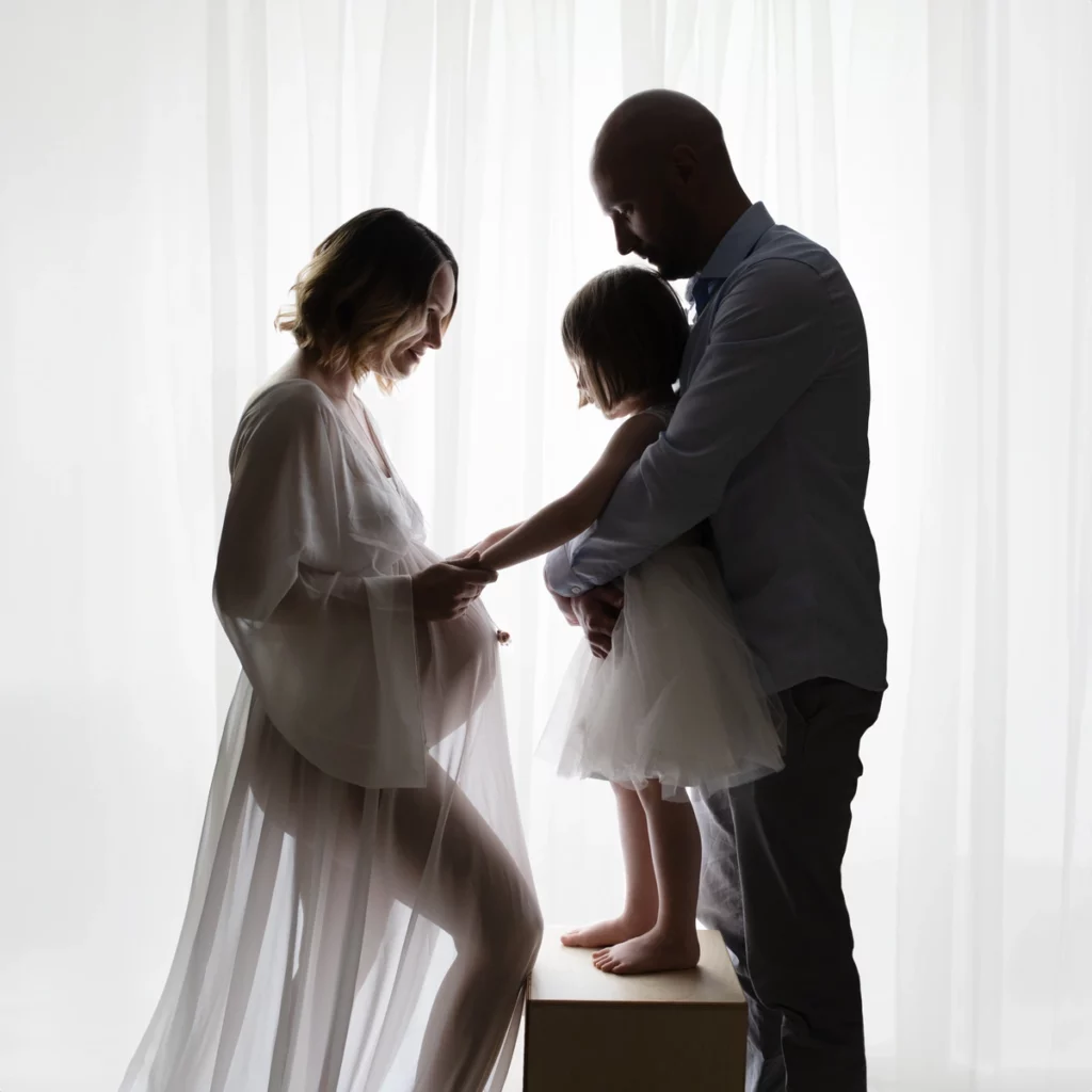 shooting future maman en famille a domicile