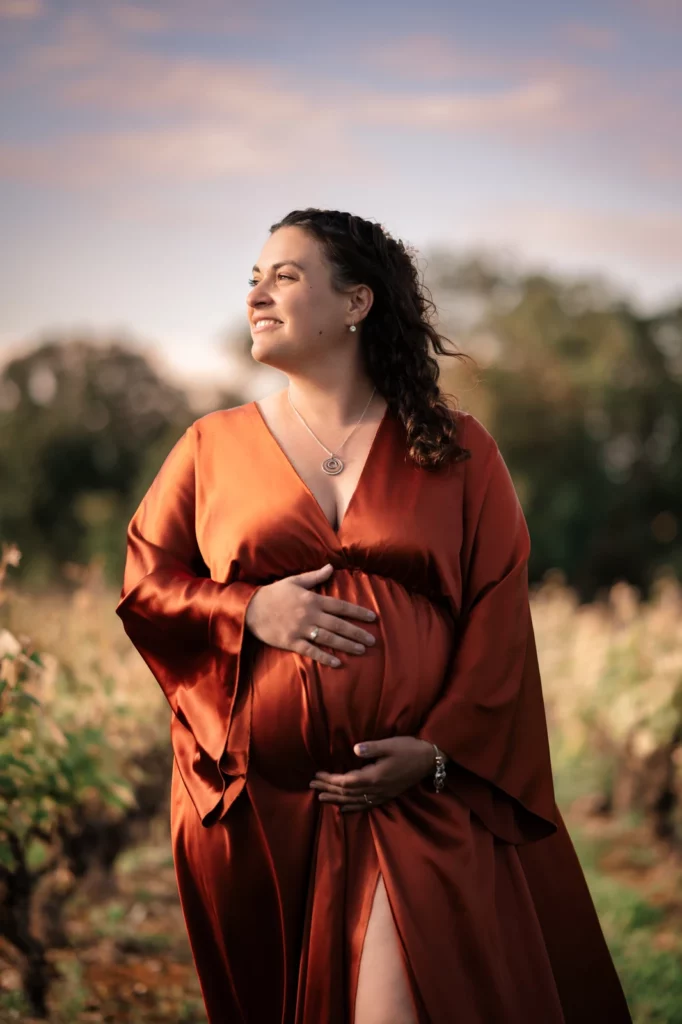 shooting future maman en sarthe en exterieur